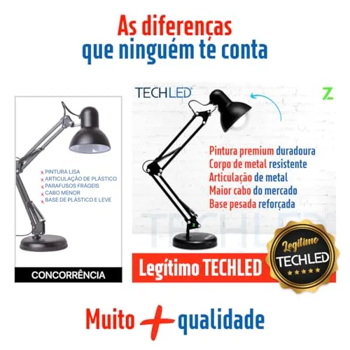 Luminária de mesa articulada - foto 2