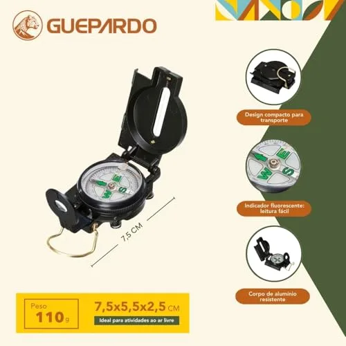 Bússola de alumínio para aventura - foto 2