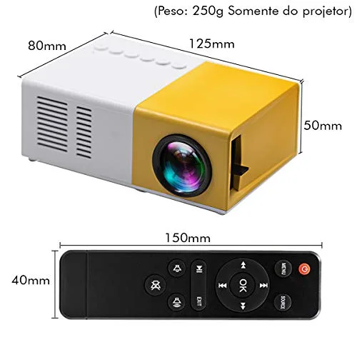 Mini projetor para cinema em casa - foto 9