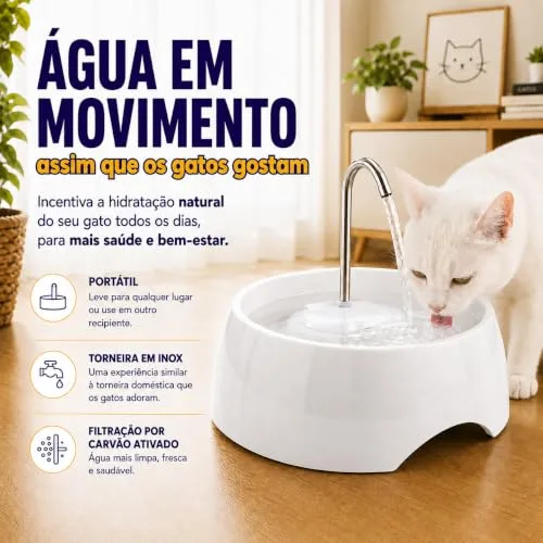 Fonte de água para gatos - foto 2