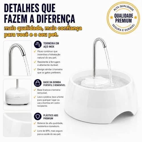 Fonte de água para gatos - foto 5