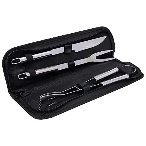 Kit de churrasco com maleta