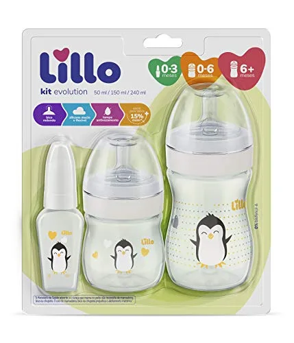 Kit de mamadeiras neutro