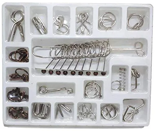 Kit de quebra-cabeças de metal