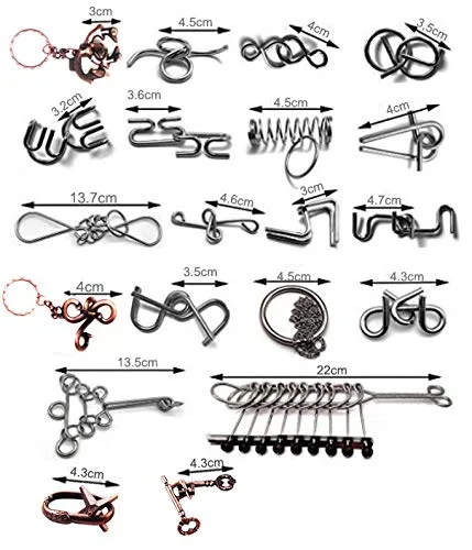 Kit de quebra-cabeças de metal - foto 2