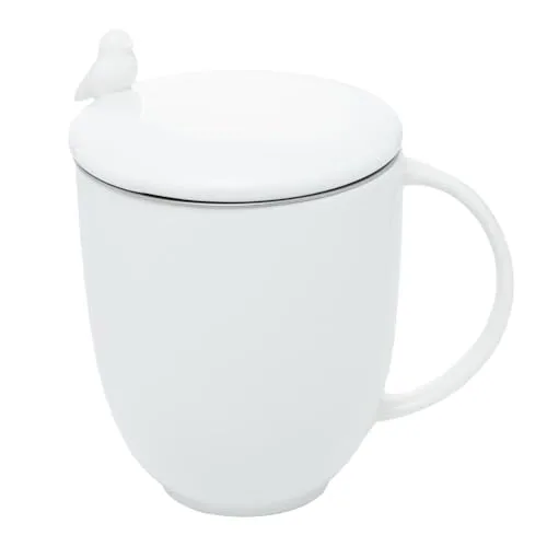 Caneca com infusor e tampa
