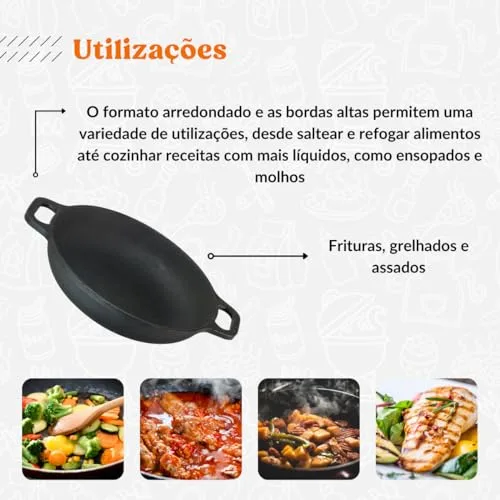 Frigideira de ferro fundido - foto 5