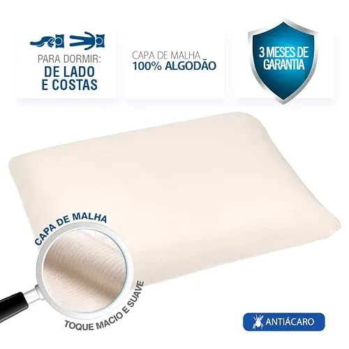 Travesseiro de espuma viscoelástica - foto 2