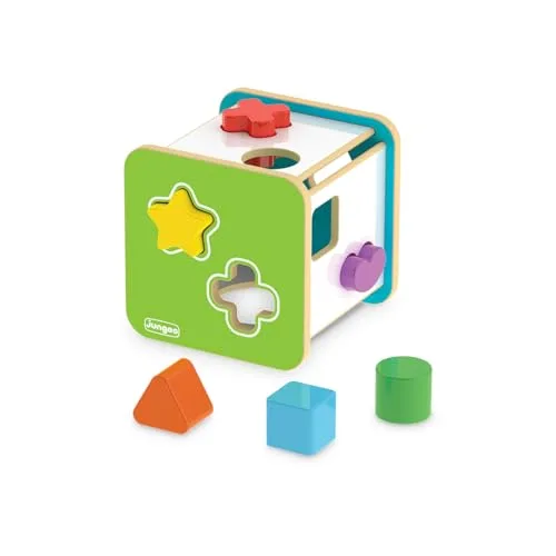 Cubo didático de formas geométricas