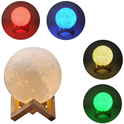 Luminária de lua em 3D - foto 2