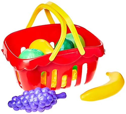 Cesta com frutas de brinquedo - foto 3
