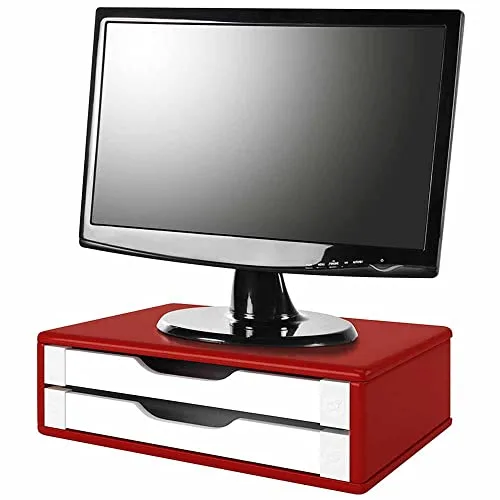 Suporte de monitor com gaveta