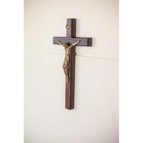 Crucifixo de parede em madeira - foto 5