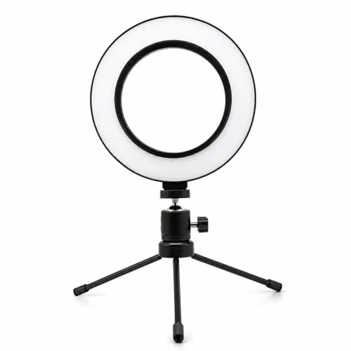 Ring light com tripé