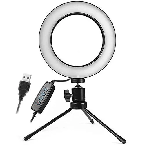 Ring light com tripé