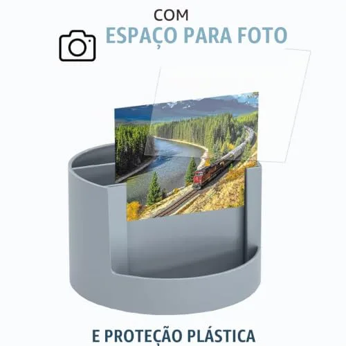 Organizador de mesa com quatro divisórias - foto 3