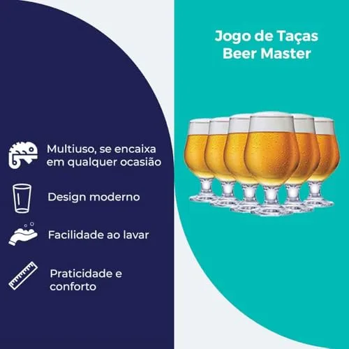 Jogo de taças de cerveja - foto 3