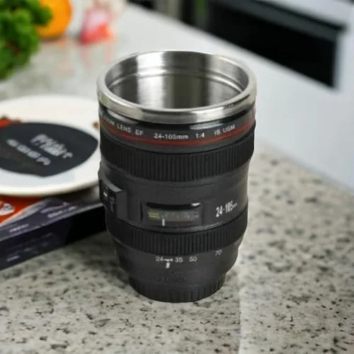Caneca em formato de lente fotográfica - foto 4