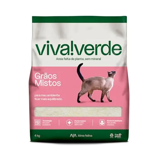 Areia higiênica biodegradável