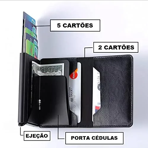 Porta-cartões com bloqueio - foto 5