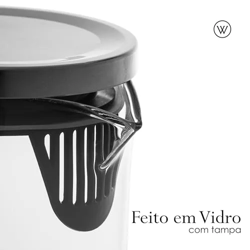 Jarra de vidro com tampa - foto 2