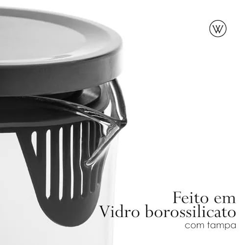 Jarra de vidro com tampa - foto 2