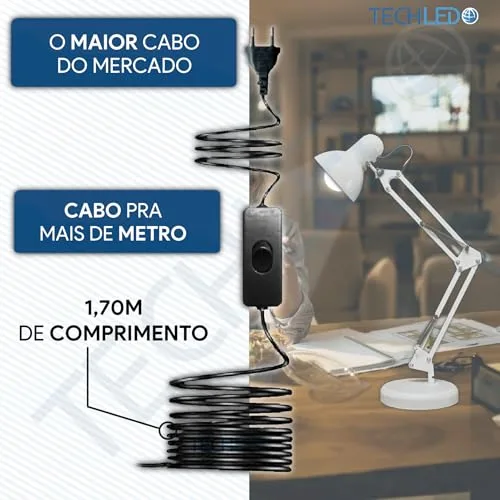 Luminária de mesa articulada - foto 4
