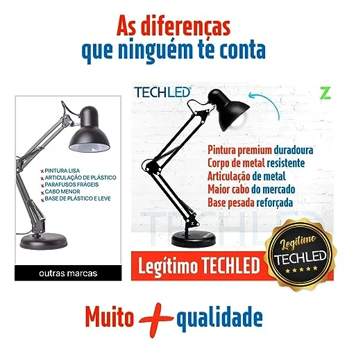 Luminária de mesa articulada - foto 2