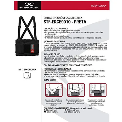 Cinta lombar ergonômica - foto 4