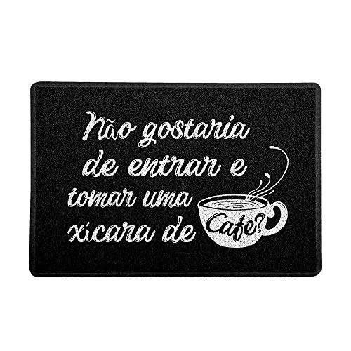 Capacho com tema de café