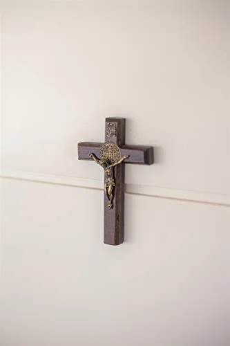 Crucifixo de mão em madeira - foto 5