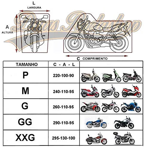 Capa impermeável e forrada para moto - foto 2