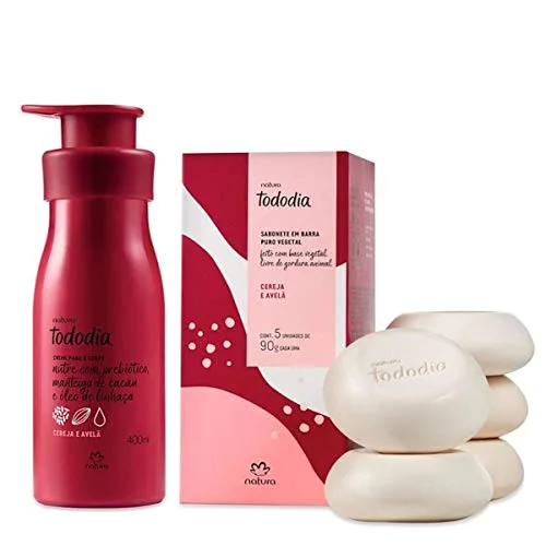 Kit de hidratante e sabonetes