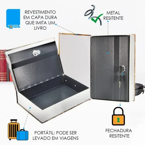 Cofre em formato de livro - foto 6