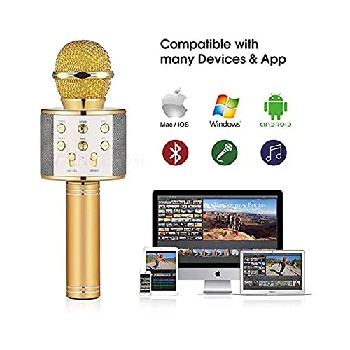 Microfone de karaokê bluetooth - foto 4