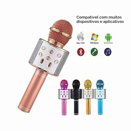 Microfone de karaokê bluetooth - foto 5