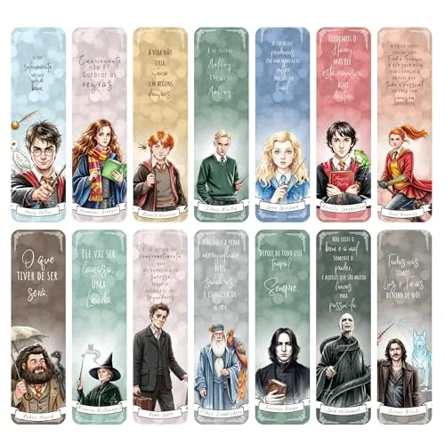 Marcadores de página dos personagens