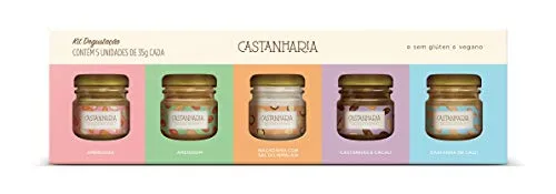 Kit de pastas de castanha para degustar