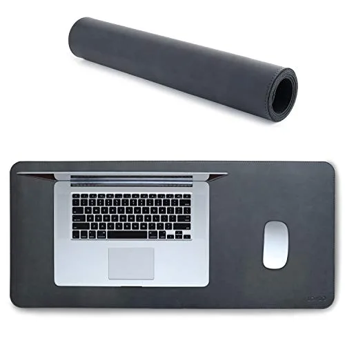 Mousepad grande de couro