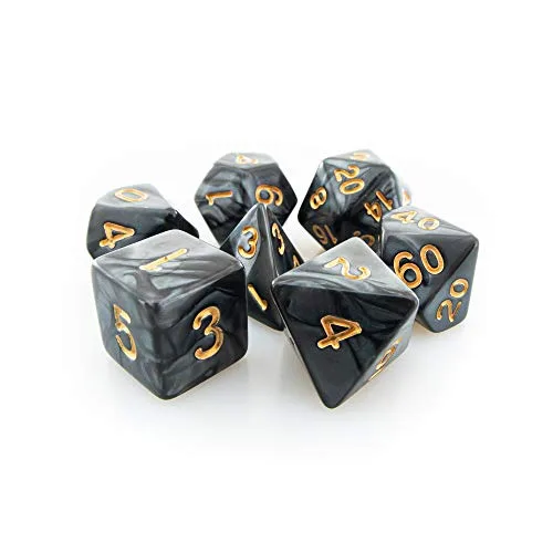 Kit de sete dados de RPG - foto 3
