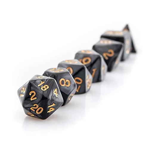 Kit de sete dados de RPG - foto 4