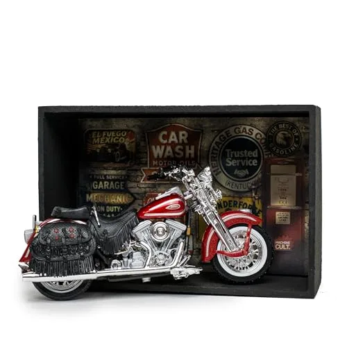 Miniatura de moto com expositor