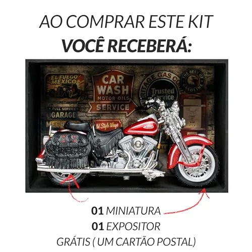 Miniatura de moto com expositor - foto 2