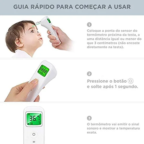 Termômetro de testa sem contato - foto 5