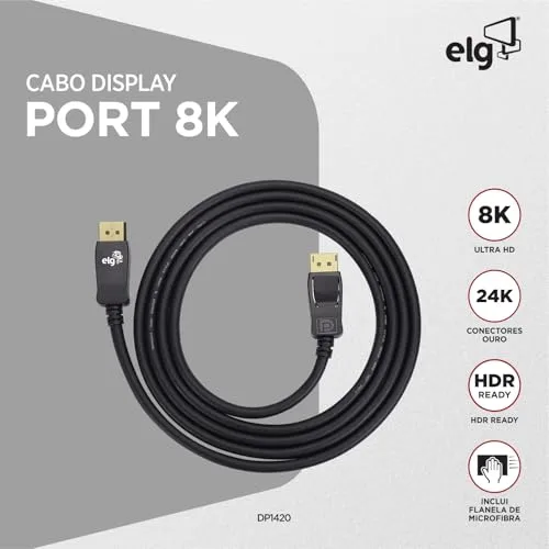 Cabo DisplayPort para o monitor - foto 2