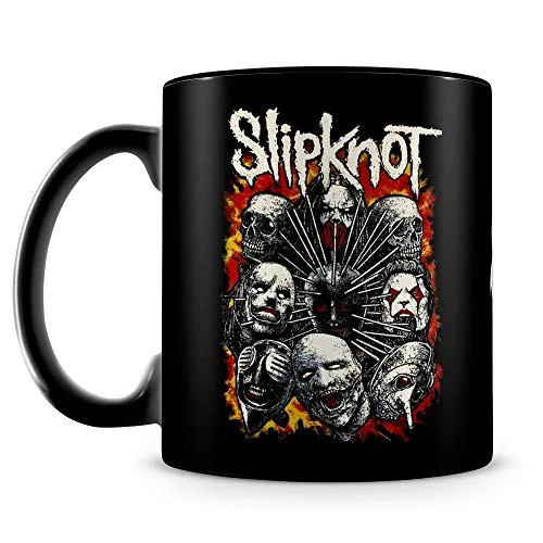 Caneca preta do Slipknot
