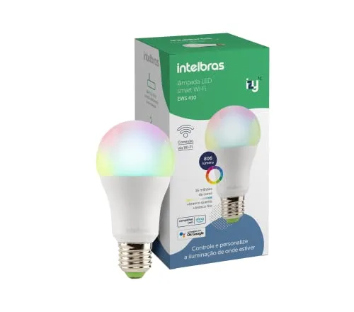 Lâmpada inteligente colorida
