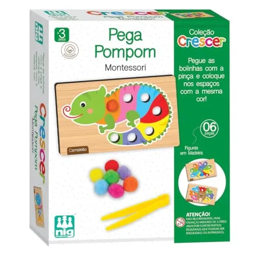 Jogo de pegar pompons