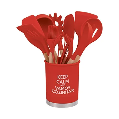 Kit de utensílios de silicone