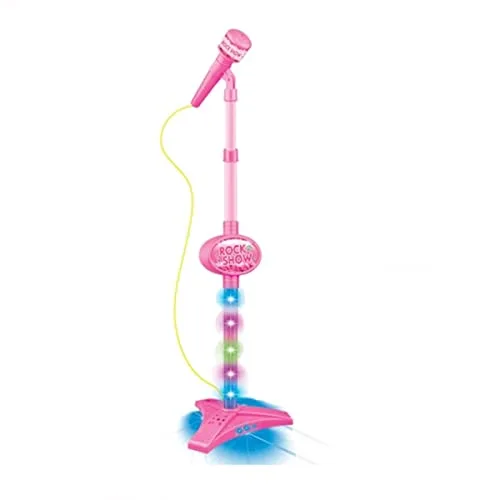 Microfone infantil com pedestal